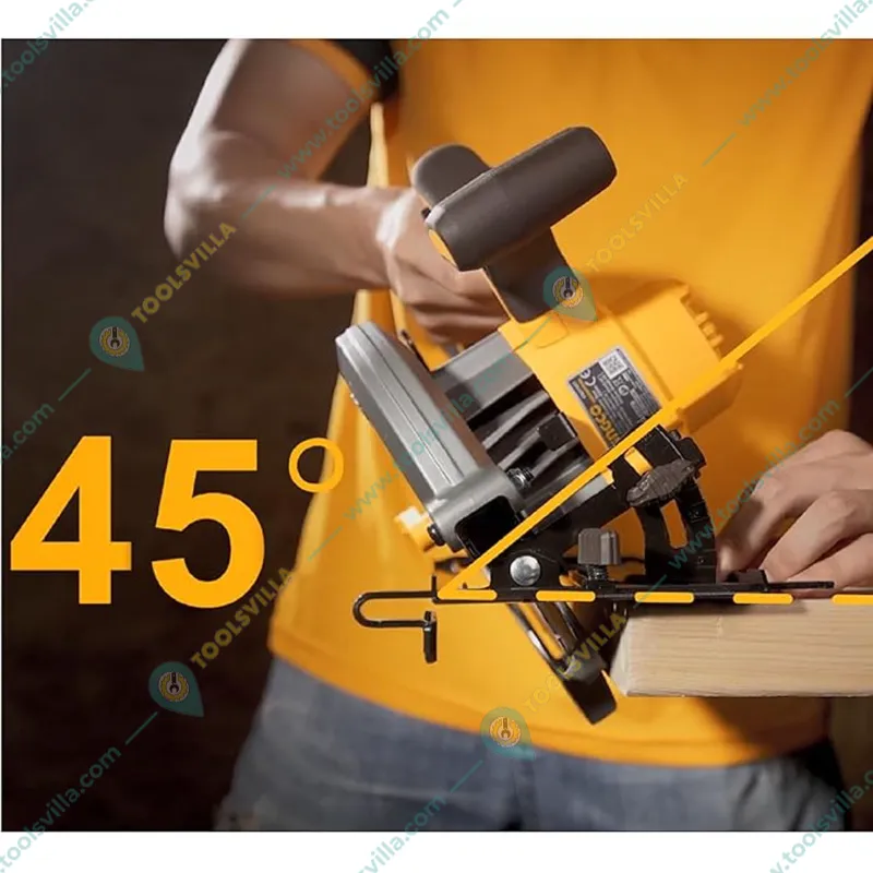 Ingco 185 mm 20V Lithium-Ion Cordless Circular Saw with Cutting Blade, 4800 RPM (CSLI1851)