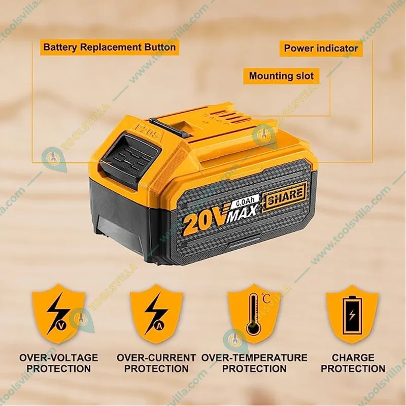 Ingco 20V 5.0 Ah Lithium-Ion Battery Pack (FBLI20031)