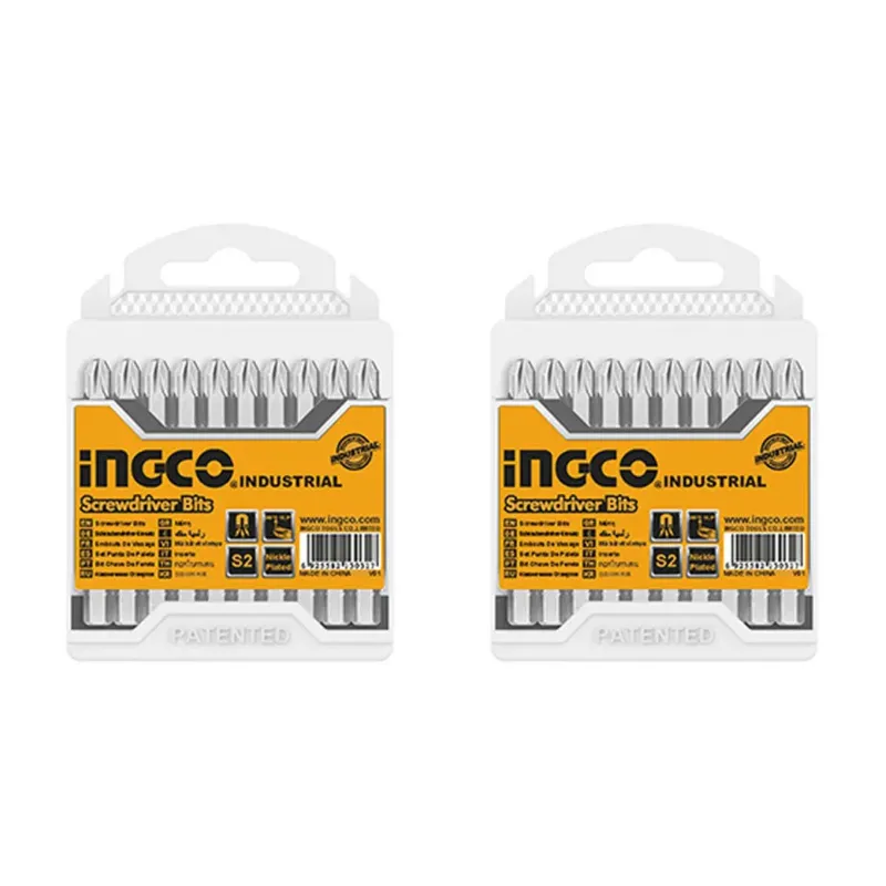 Ingco 20 Pcs 25 mm Magnetic Screwdriver Bit Set (SDB11PZ213)- Pack Of 2