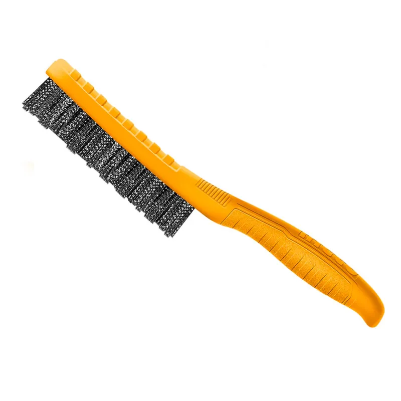 Ingco 270 mm Steel Wire Brush with Plastic handle, 5 Rows (HKTWB2705)
