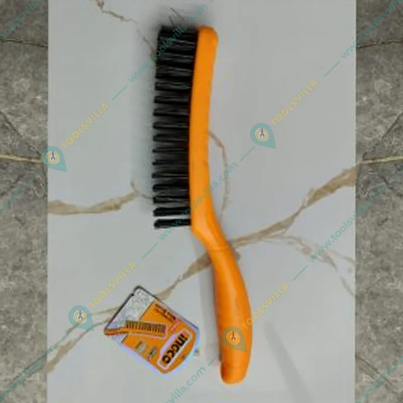 Ingco 270 mm Steel Wire Brush with Plastic handle, 5 Rows (HKTWB2705)