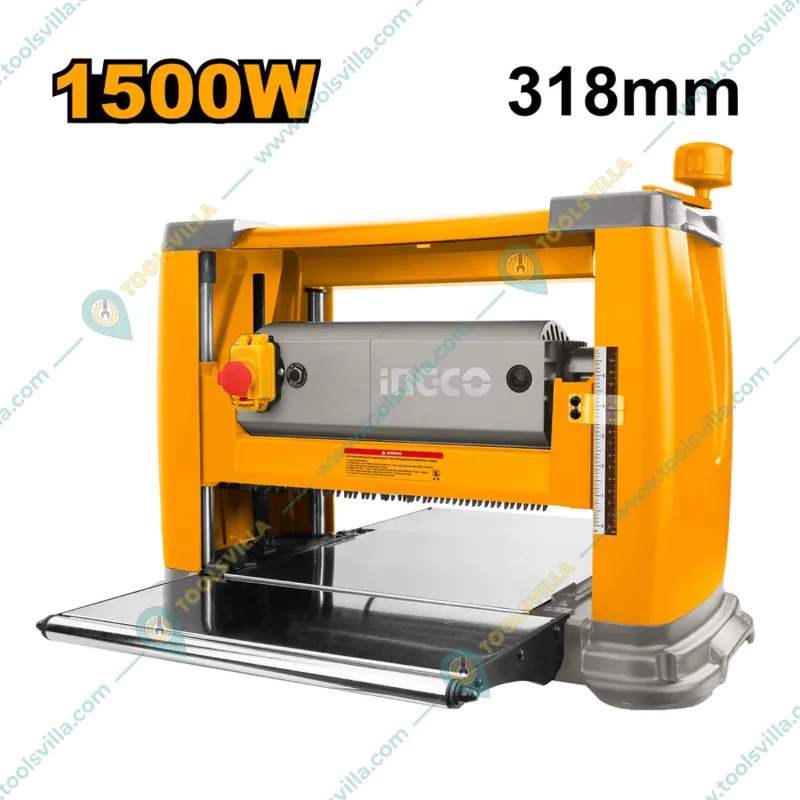 Ingco 318 mm 1500 Watt Electric Wood Planer With Accessories (TP15003)
