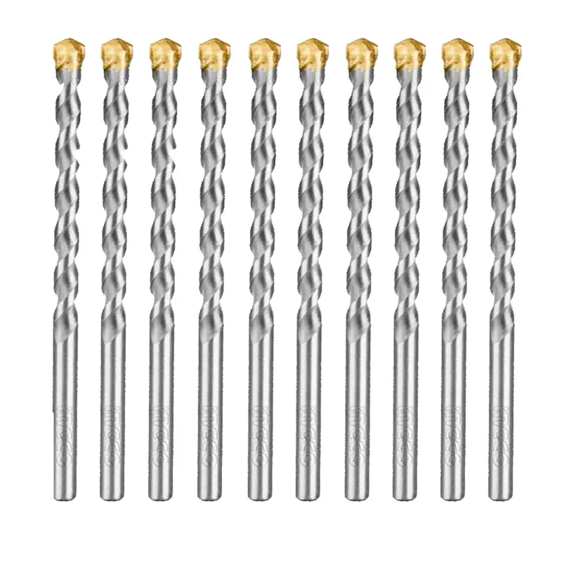 Ingco 6x100 mm Masonry Drill Bits (DBM111061) - Pack of 10 Pcs