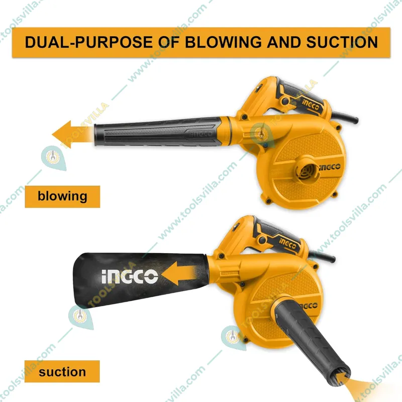 Ingco 650 Watt Aspirator Blower with Dust Bag, 16000 RPM (AB6038)