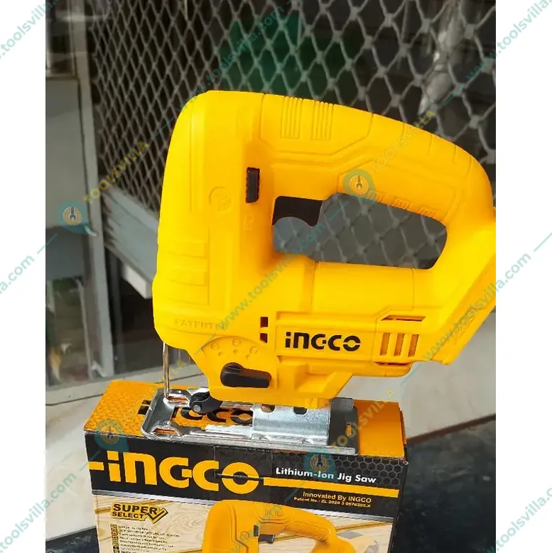 INGCO 65 mm Lithium-Ion Cordless Jigsaw Machine 20 V, with 1 pc Blade (CJSLI6508)