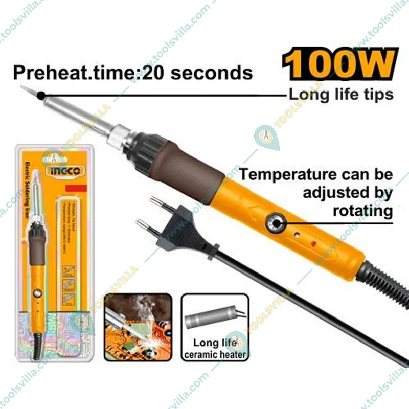 Ingco 100 Watt Electric Soldering Iron (SI0110831)