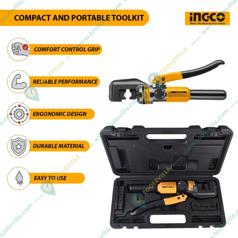 INGCO HHCT0170 Hydraulic crimping tool, 11 mm Stroke
