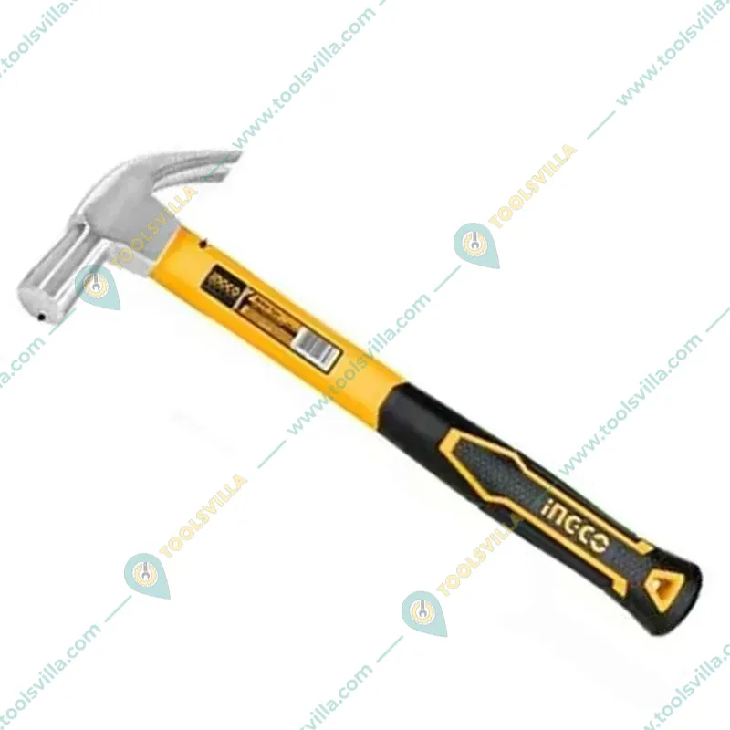 Ingco 29mm Carbon Steel Yellow & Black Claw Hammer (HCH880229)