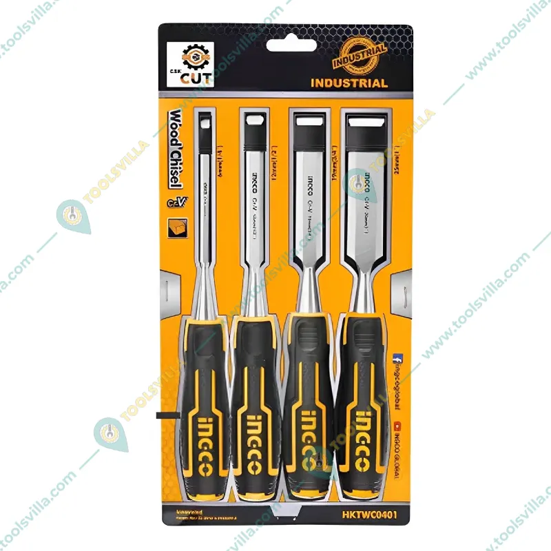 Ingco HKTWC0401 - 4 Pcs Wood Chisel Set - Vikas Tool Mart