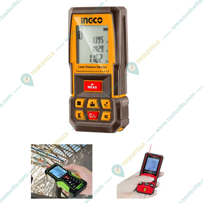 Ingco HLDD0708 Laser range Finder / Distance Measurer 70M