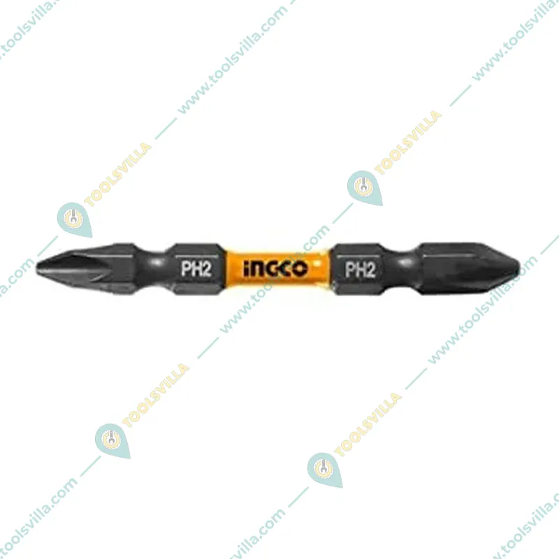 Ingco 10 Pcs 65 mm Impact Screwdriver Bit Set (SDBIM21PH233)