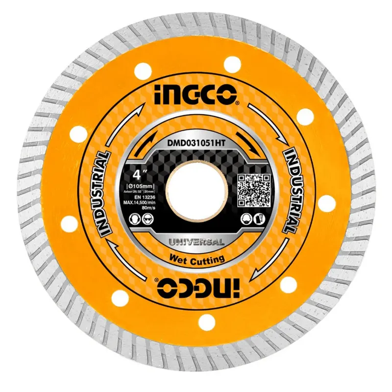 Ingco 105 mm (4") Ultrathin Diamond Disc (DMD031051HT) - Pack Of 3