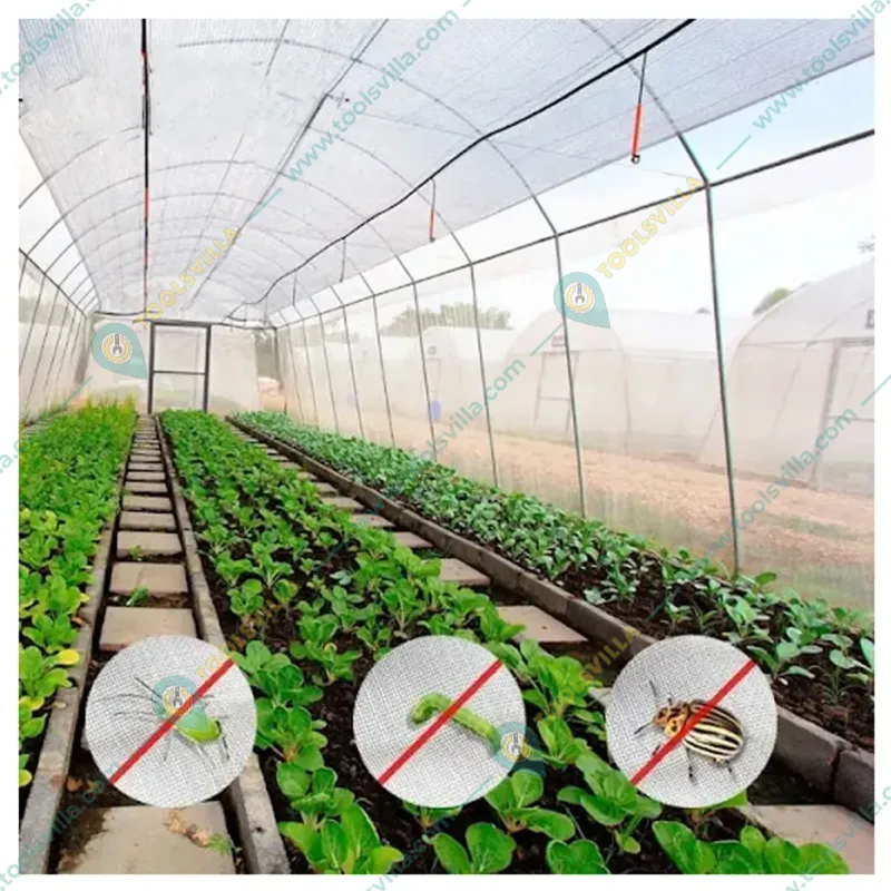 High Quality 105 GSM UV Stabilized Insect Net | 40 Mesh(Size-3.6 x 50 meter)