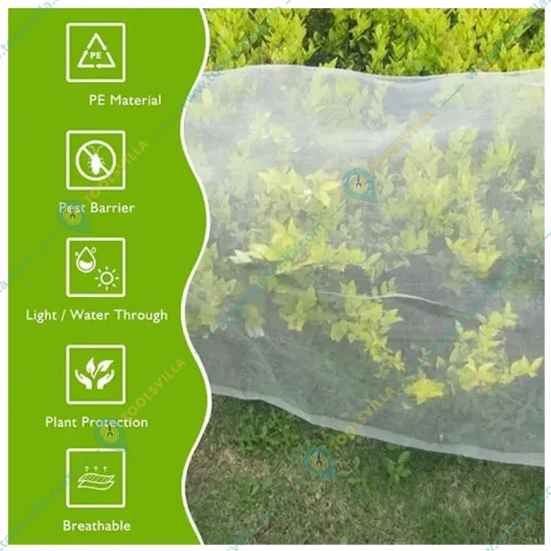 High Quality 105 GSM UV Stabilized Insect Net | 40 Mesh(Size-3.6 x 50 meter)