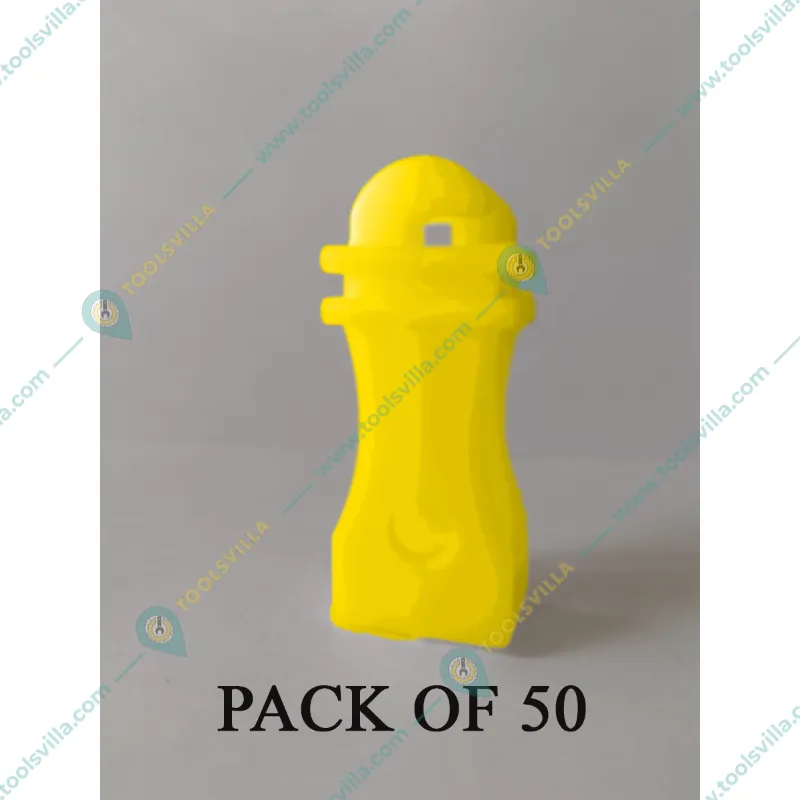 Yellow Fencing Corner Solar Zatka Machine (Pack - 50 Pieces)