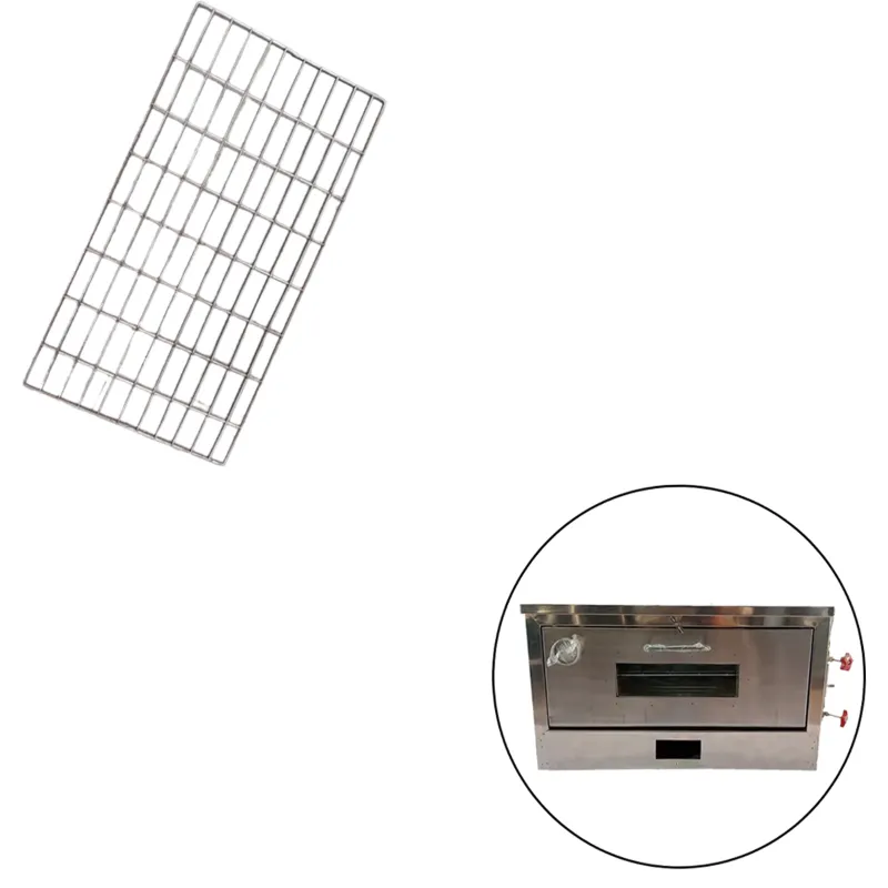 Iron Tray For Commercial 26x14 Inches(66.04 X 35.56 Cm) Gas Pizza Oven with Stone Tray, 6 Pizza Capacity (Pack of 2)