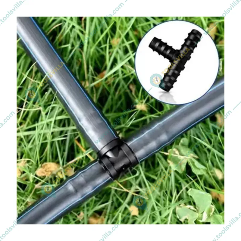 16mm Pipe Tee Joiner, Drip Irrigation Accessories for Irrigation Purpose(Pack of 250)