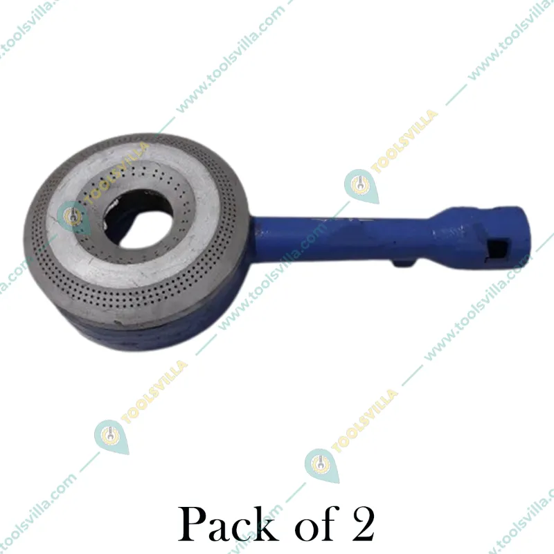 Jumbo Bottom Burner for 18x18 Inch(45.72 X 45.72 Cm) Gas Bhatti (Pack of 2)
