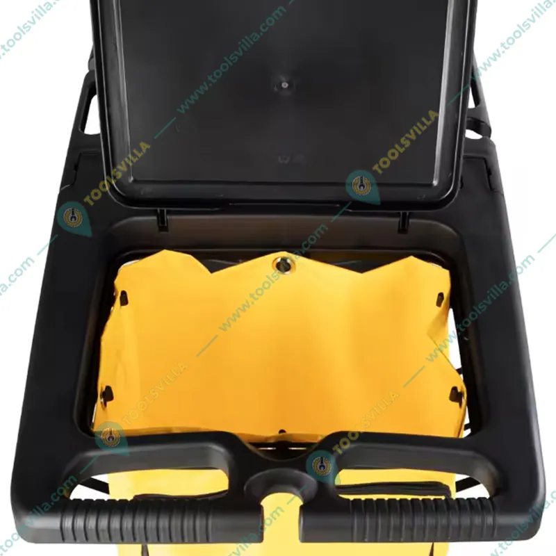 Commercial Housekeeping Cart Janitor Cart with Bag & Bucket