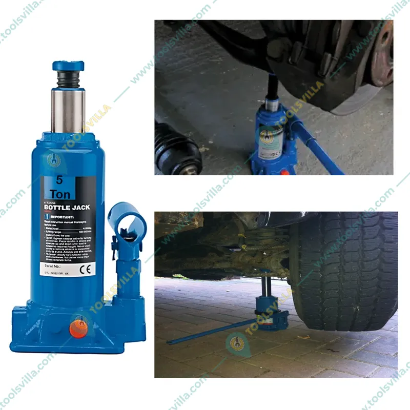 Jhalani 5 Ton Hydraulic Bottle Jack, 285 mm Maximum Lifting Height (JT-5T)