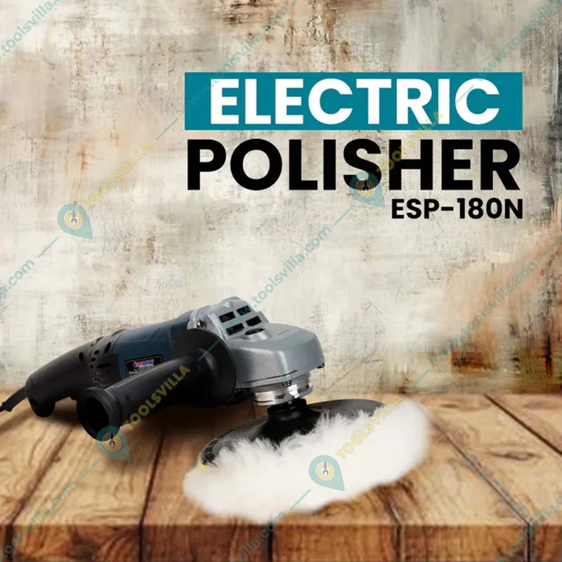 JRS Drive 180 mm 1350 Watt Electric Polisher, 3000 RPM (ESP180N)
