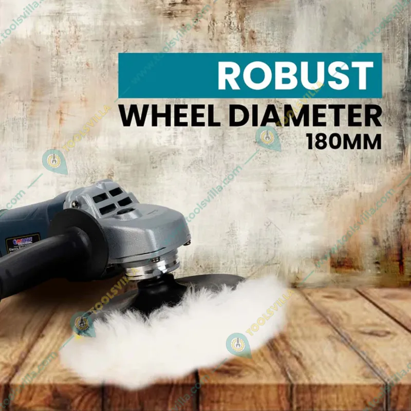 JRS Drive 180 mm 1350 Watt Electric Polisher, 3000 RPM (ESP180N)