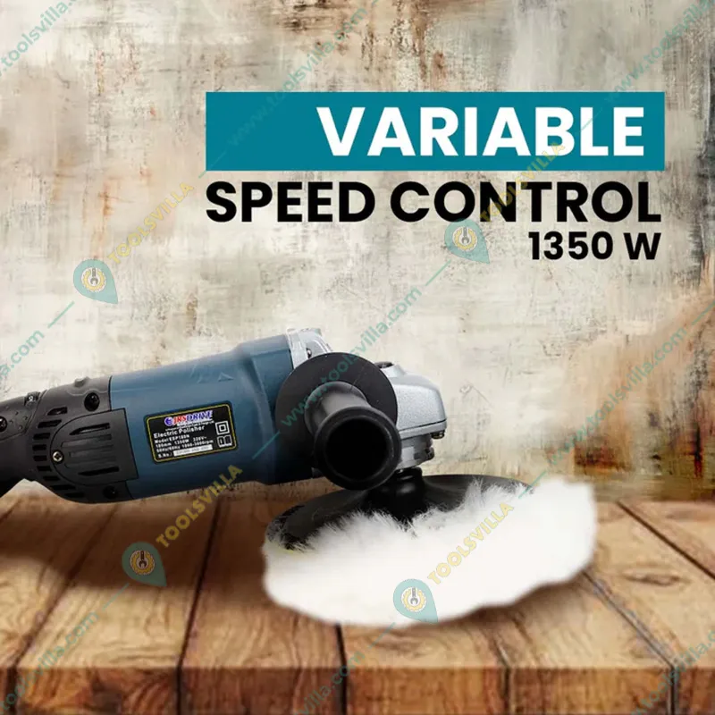 JRS Drive 180 mm 1350 Watt Electric Polisher, 3000 RPM (ESP180N)