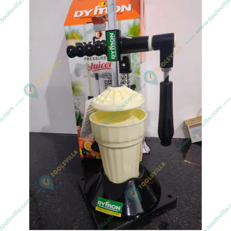 DYMON German Class Hand Press Juicer with Patented Cold Press Technology (US-2001)
