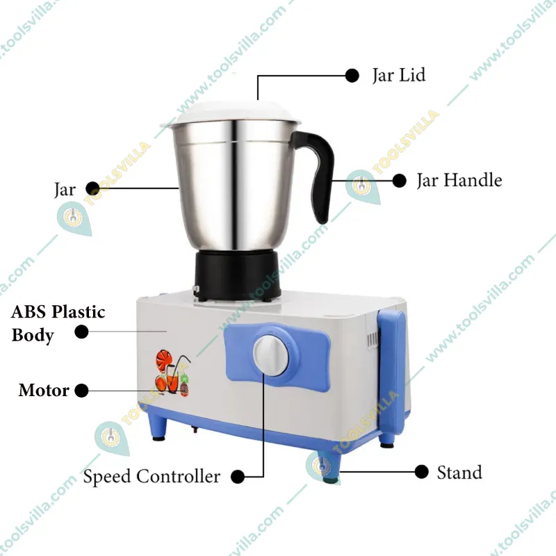 Premium Quality 1.5 Ltr Juicer Mixer Grinder, 600 Watt
