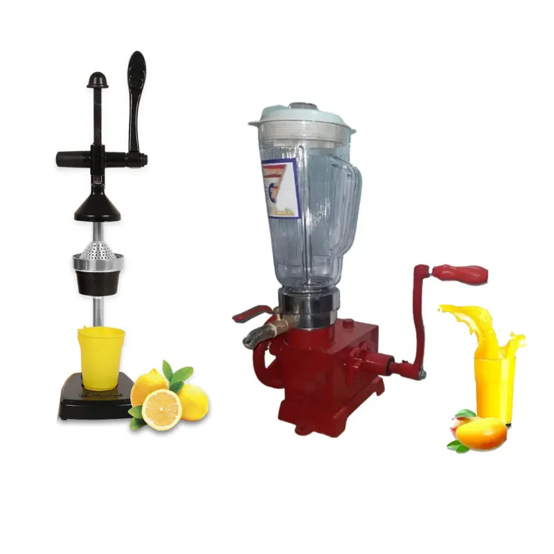 Combo of Hand Press Aluminum Citrus Juicer Machine with 2.5ltr Mango Mixi Machine