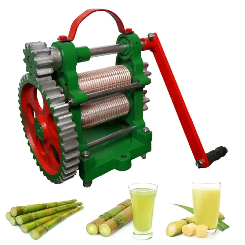 DHANLAXMI Manual Sugarcane Juice Machine with 2 Brass Roller