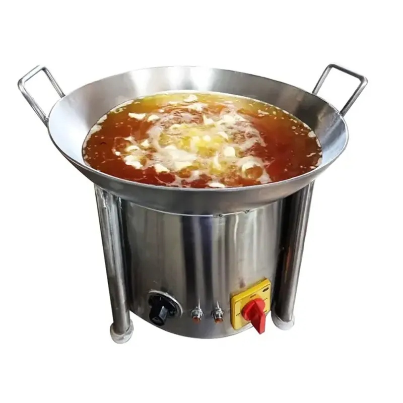 Commercial 18 inch Round Table Top Electric Kadhai,3000W, SS Body