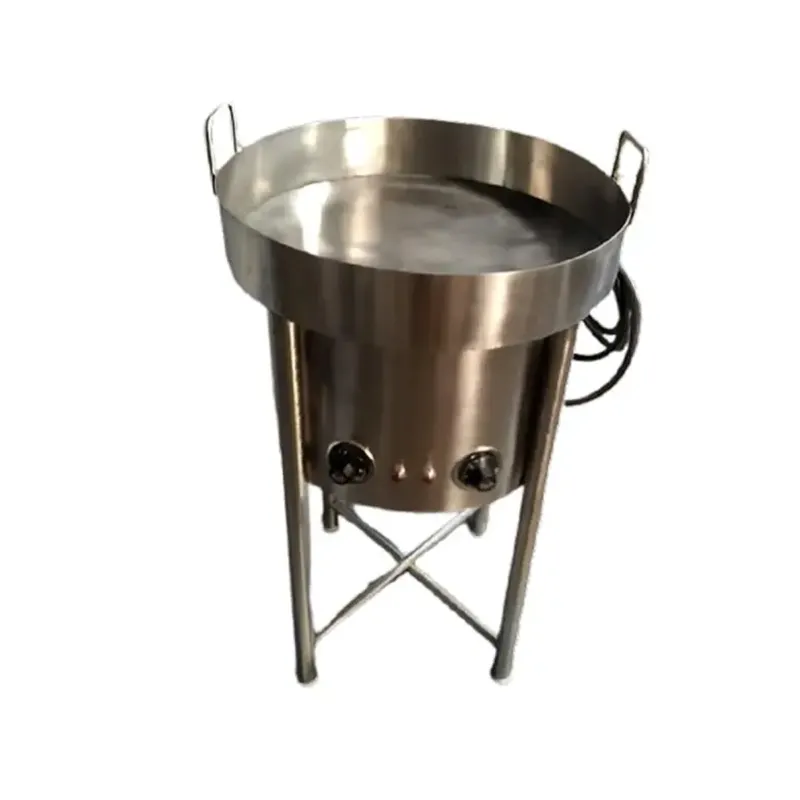 6 Ltr Stand Type Jalebi Kadhai, Stainless Steel Body