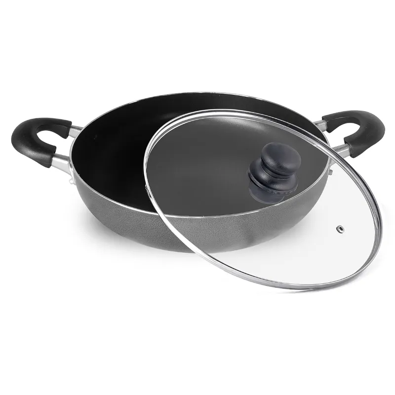 Skyline VTL-8300 Kadhai with Glass Lid ( Induction Base ), 1 Year Warranty