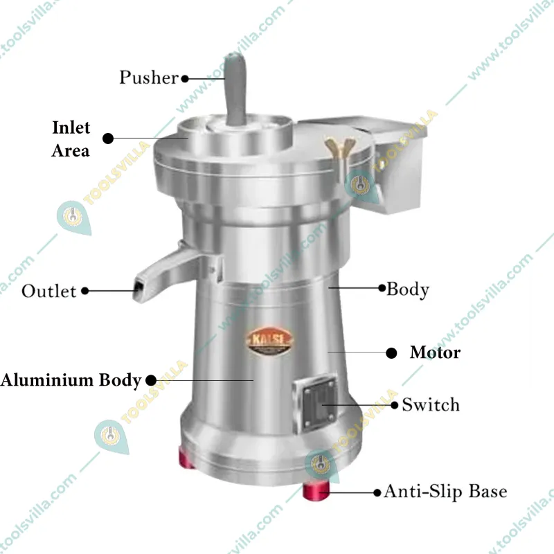 Kalsi Commercial Carrot,Beetroot,Amla,Guava Juicer Machine, Big Size