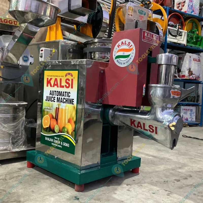  Kalsi Commercial Juice Machine No. 18 with 0.5 HP Motor & SS Cabinet