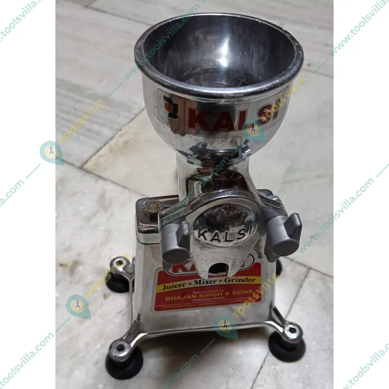 Kalsi Hand Operated No.3 Citrus Juicer (Orange,Mosambi) With Rotating Handle and 3 Inches Hopper Dia