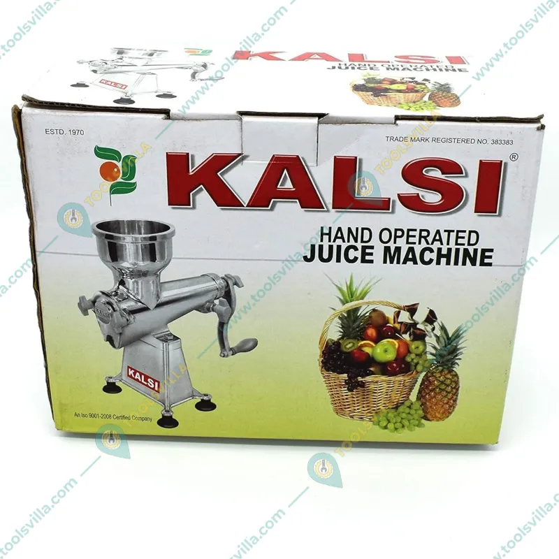 Kalsi Hand Operated No.3 Citrus Juicer (Orange,Mosambi) With Rotating Handle and 3 Inches Hopper Dia