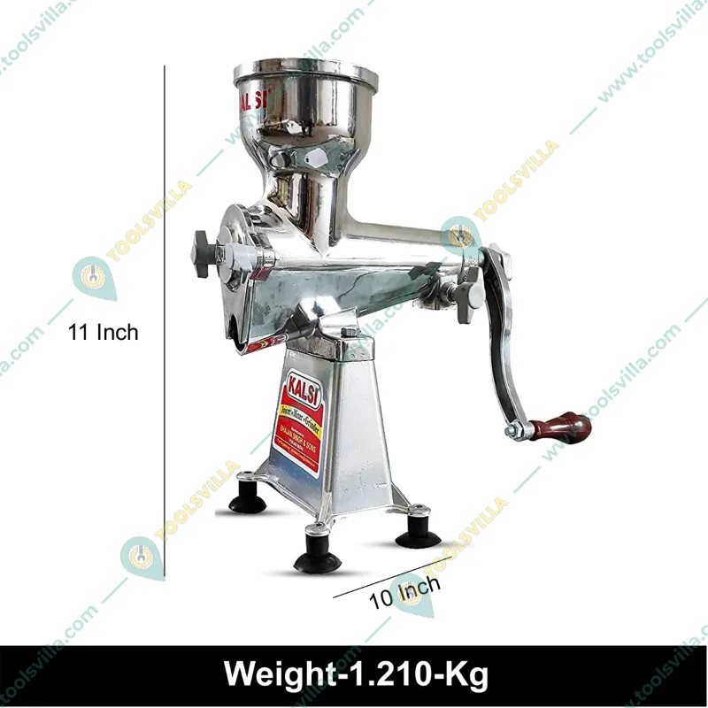 Kalsi Hand Operated No.3 Citrus Juicer (Orange,Mosambi) With Rotating Handle and 3 Inches Hopper Dia
