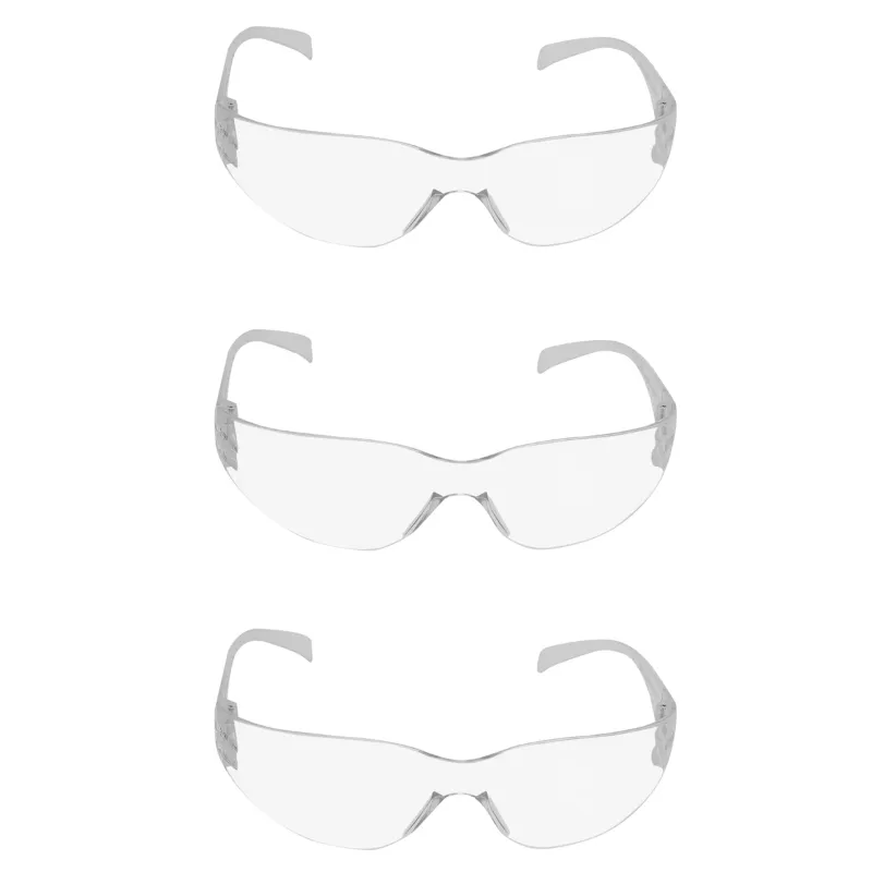 Karam Polycarbonate Safety Goggles, With Clear Lens & Anti Pollution Eyewear for Multipurpose Use (ES001)(Pack-3 pcs)