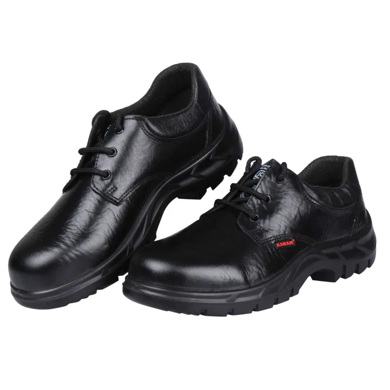 KARAM (FS 05) Safety Shoe pack of 1, 5 - ISI Marked, Leather With Excellent Grip, Comfort, Slip Resistance(Pack-1 pair,Size-6)