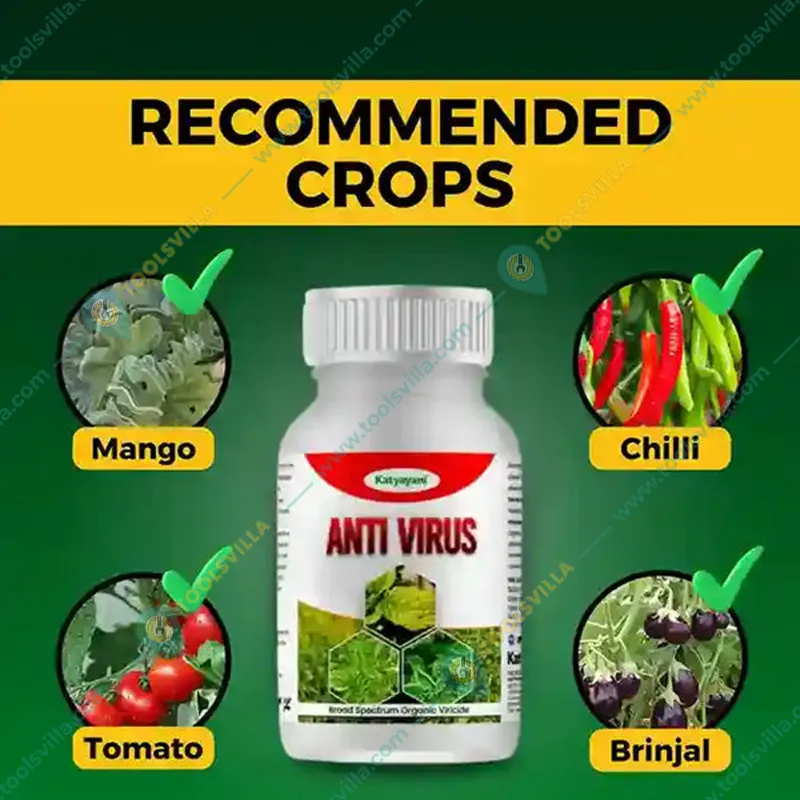 Katyayani Antivirus Viricide | Special for Chilli, Tomato and Brinjal | 250 ml(Pack-1 x 250 ml)