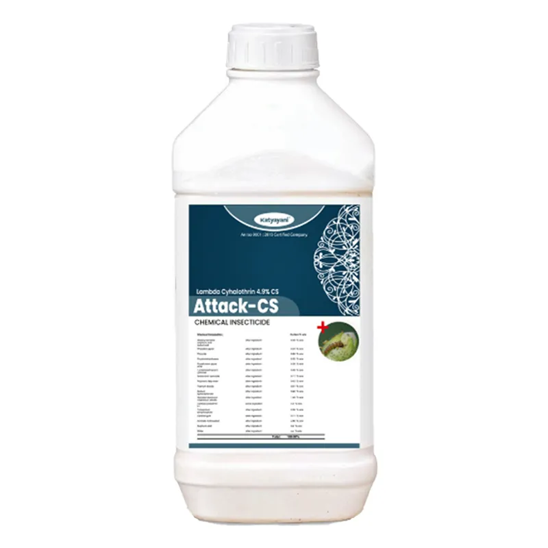 Katyayani Attack CS | Lambda Cyhalothrin 4.9% CS | Chemical Insecticide | 1 liter