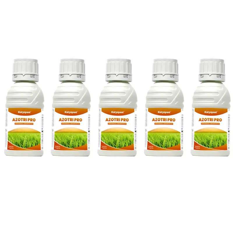 Katyayani AZOTRI PRO | Advanced Dual-Action Fungicide for Complete Rice Disease Protection(Quantity-Pack of 500ml (100ml x 5))