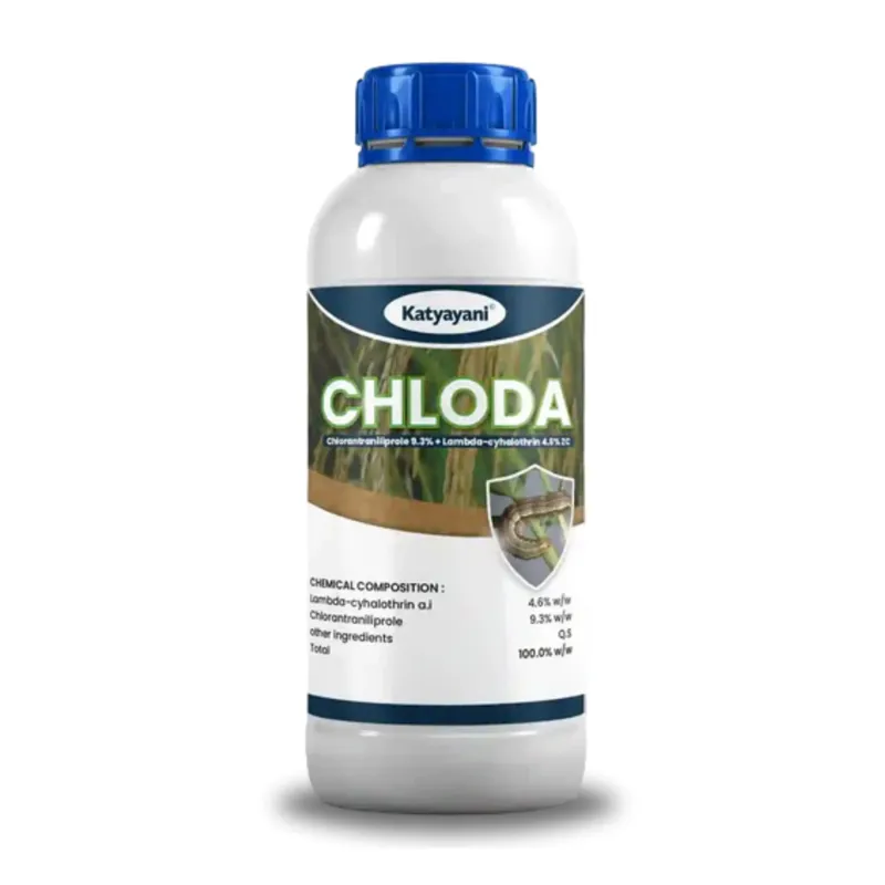 Katyayani Chloda Chemical insecticide | Chlorantraniliprole 9.3% + Lambda Cyhalothrin 4.6% ZC | 1 liter(Pack-1 x 1 liter)