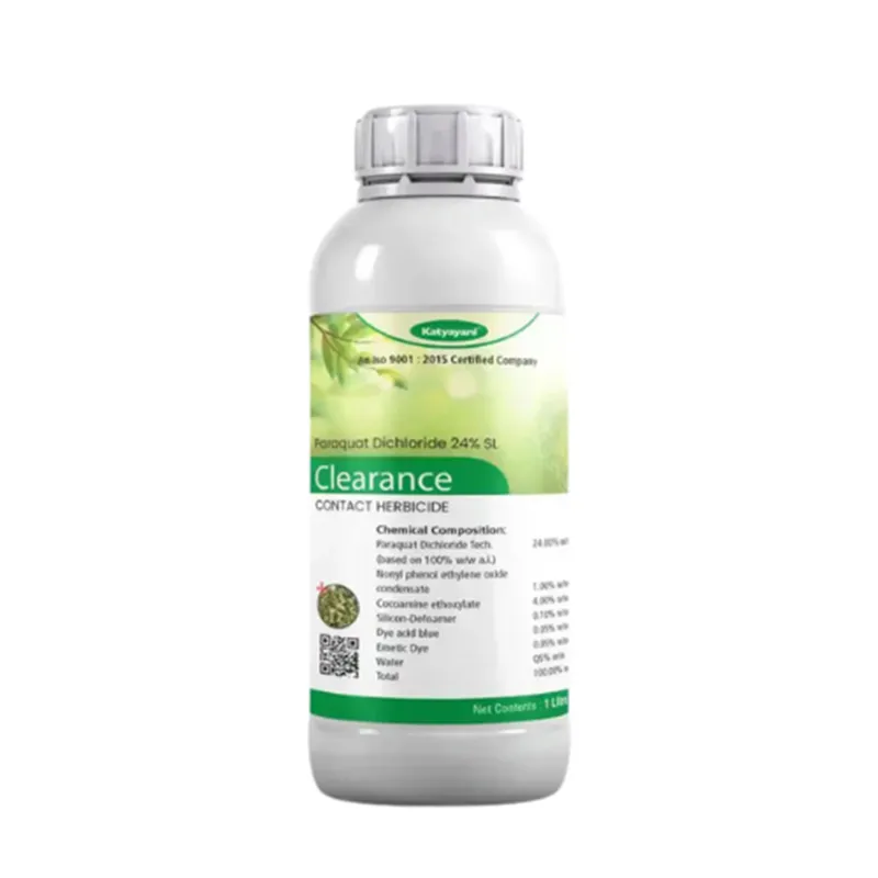 Katyayani Clearance | Paraquat Dichloride 24% SL | Chemical Herbicide | 1 liter(Pack-1 x 1 liter)