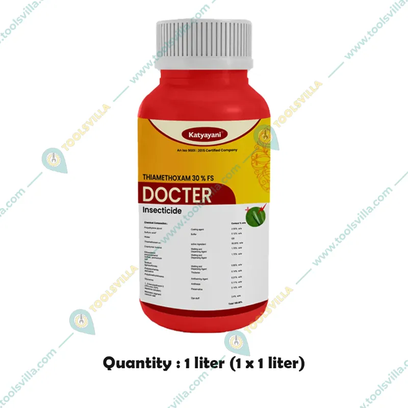 Katyayani Docter | Thiamethoxam 30% FS | Chemical Insecticide | 1 liter(Pack-1 x 1 liter)