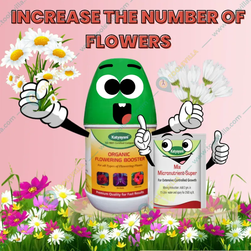Katyayani Flowering Fertilizer | Bloom Booster | 250 ml(Pack-1 x 250 gm)