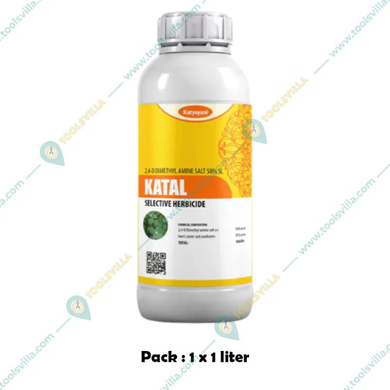 Katyayani Katal | 2,4-D Dimethyl Amine Salt 58% SL | Herbicide | 1 liter(Pack-1 x 1 liter)