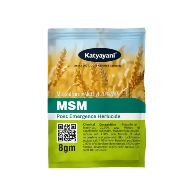 Katyayani MSM | Metsulfuron methyl 20% WP | Chemical Herbicide | 8 gm